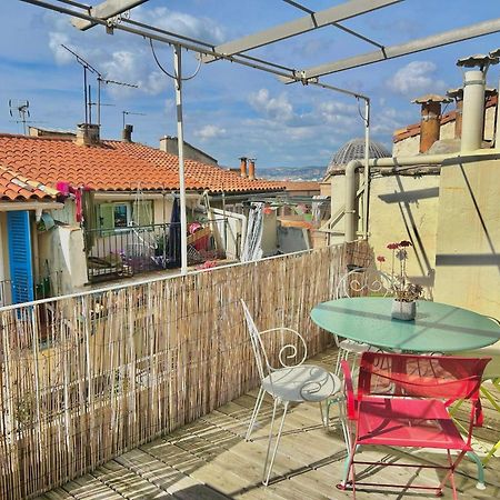 Le Panier - Joli Duplex Centre Ville Historique Avec Grande Terrasse Et Balneo Proche Vieux Port Marsylia Zewnętrze zdjęcie